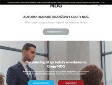 Tablet Screenshot of ndg.com.pl