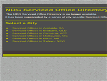 Tablet Screenshot of ndg.com.au